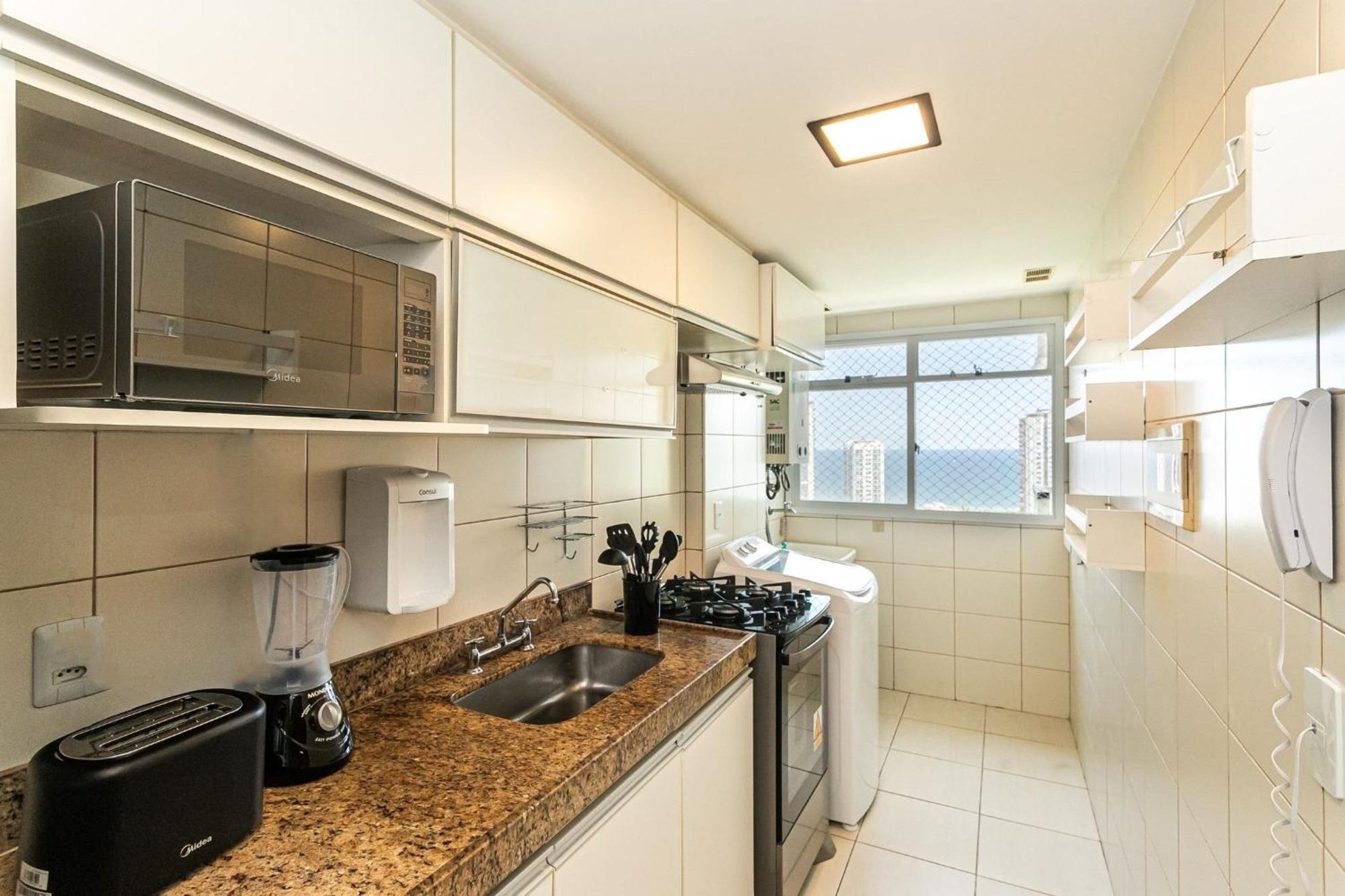 Apartemen 2qtos C/ Vista Mar E Piscina Na Barra|els 440/2109 *